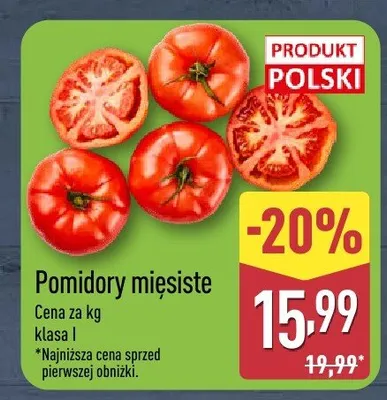 Pomidory mięsiste promocja w Aldi