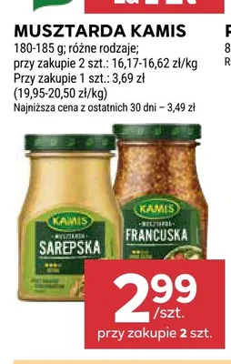 Musztarda Kamis sarepska promocja w Stokrotka