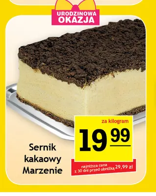 Sernik kakaowy Marzenie promocja w Gram Market