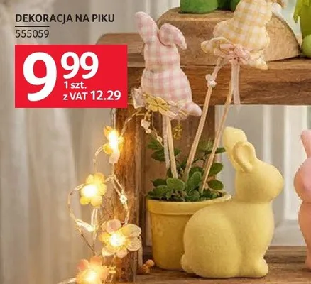 Łańcuch kwiatowy 10 LED długość 30 cm zasilanie bateryjne promocja w Selgros