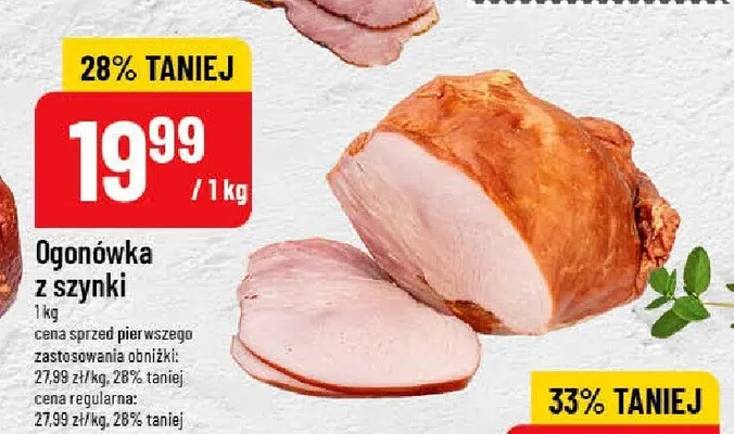 Ogonówka z szynki promocja w POLOmarket