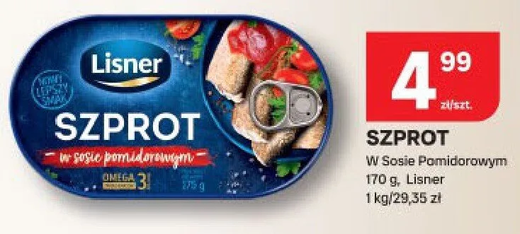 Szprot w sosie pomidorowym promocja w Chorten