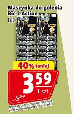 Maszynka do golenia BIC 3 Action promocja w Prim Market