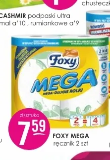 Ręcznik papierowy Foxy Mega 2-pak promocja w Drogerie Jasmin