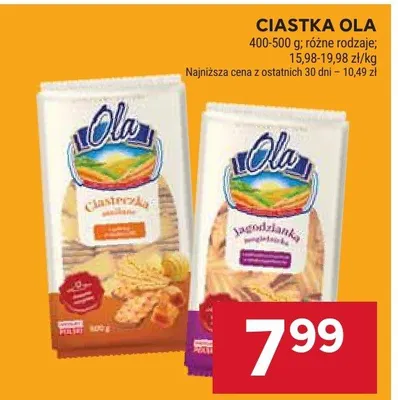 Ciastka ola promocja w Stokrotka