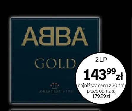 Płyta winylowa ABBA Gold Greatest Hits 2LP promocja w Empik