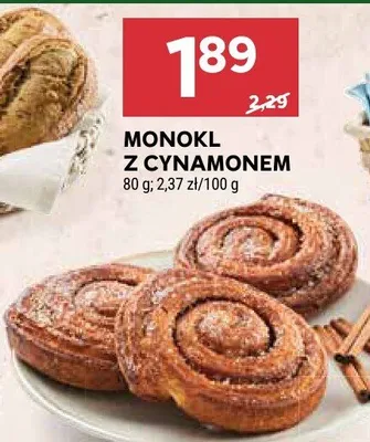 Monokl z cynamonem promocja w Stokrotka