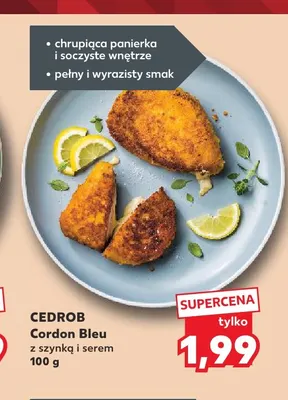 Cordon Bleu z szynką i serem Cedrob promocja w Kaufland