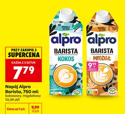 Napój Alpro Barista migdałowy promocja w Biedronka