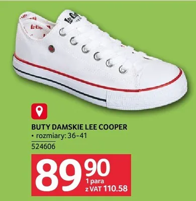 Buty damskie LEE COOPER rozmiary 36-41 promocja w Selgros
