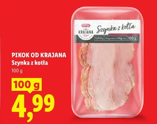 Szynka z kotła Pikok Od Krajana promocja w Lidl