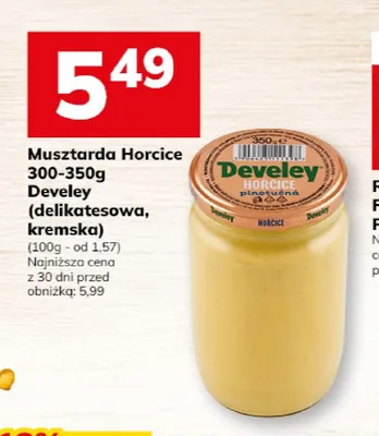 Musztarda Horcice kremska Develey promocja w Hitpol