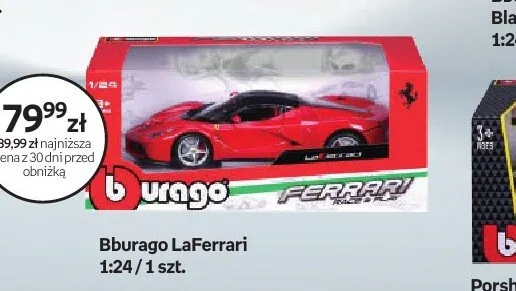 Bburago LaFerrari 1:24 promocja w Empik