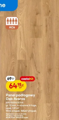 Panel podłogowy Dąb Avaros promocja w Castorama