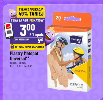 Plastry Matopat Universal promocja w POLOmarket