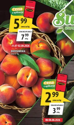 Brzoskwinia promocja w Arhelan