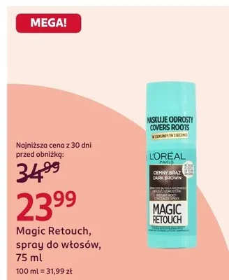 Spray do włosów Magic Retouch, 75 ml promocja w Rossmann