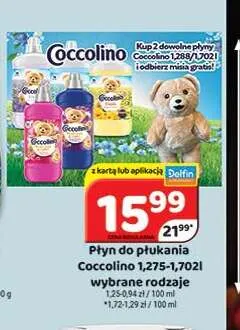Płyn do płukania Coccolino promocja w Delfin