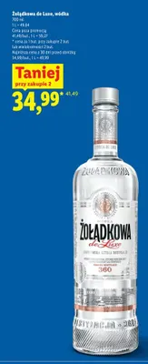 Wódka Żołądkowa de Luxe promocja w Lidl