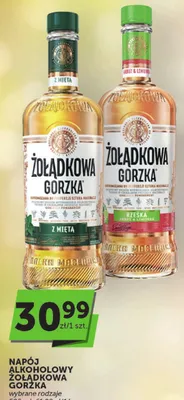 Napój alkoholowy Żołądkowa Gorzka z miętą promocja w Groszek