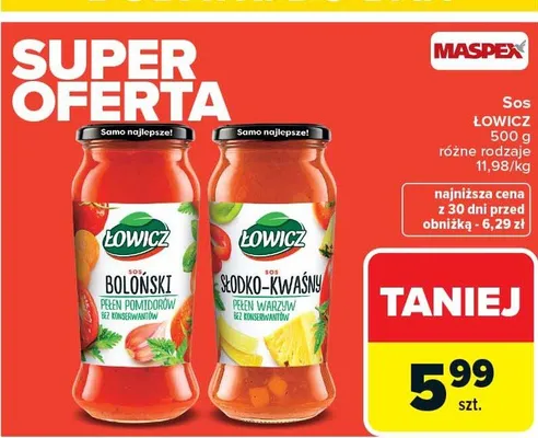 Sos słodko-kwaśny promocja w Carrefour Market