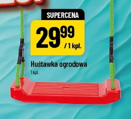 Huśtawka ogrodowa z daszkiem promocja w POLOmarket