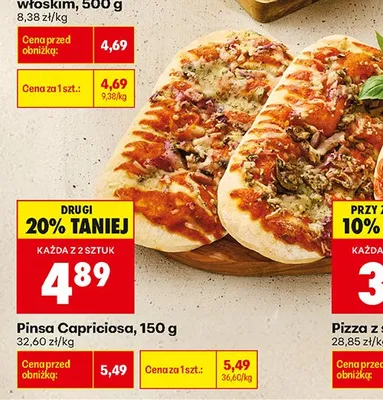 Pinsa Capriciosa promocja w Biedronka