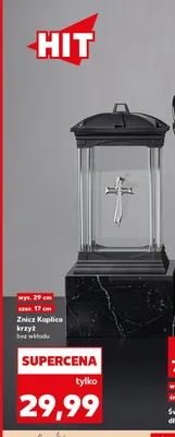 Znicz Kaplica krzyż bez wkładu promocja w Kaufland