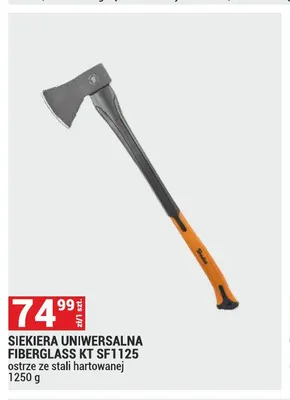 Siekiera uniwersalna Fiberglass Kt SF1125 ostrze ze stali hartowanej promocja w Merkury Market