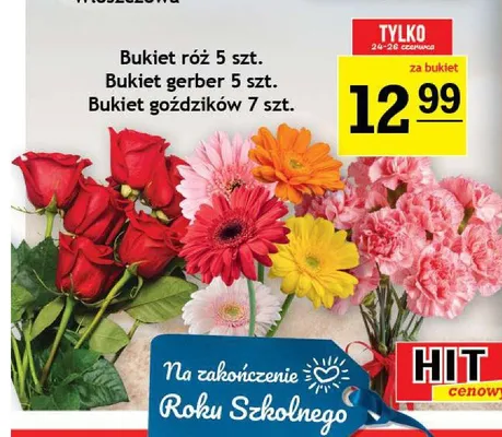 Bukiet róż 5 szt. promocja w Gram Market