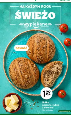 Bułka pszenno-żytnia z ziarnami promocja w Żabka