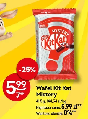 Wafel Kit Kat Mistery promocja w Żabka