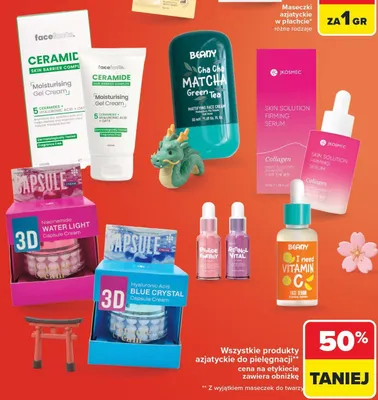 Krem matujący do twarzy Cha Cha Matcha Green Tea Beany promocja w Carrefour
