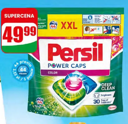 Kapsułki do prania kolorów Persil Power Caps Color promocja w Dino