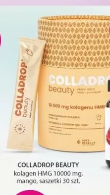 Colladrop Beauty kolagen HMG 10000mg mango saszetki Aura Herbals promocja w Drogerie Jasmin