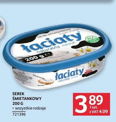 Serek śmietankowy naturalny Łaciate promocja w Selgros