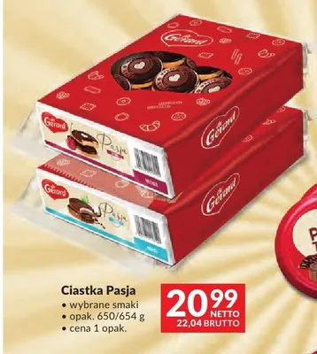 Ciastka Pasja wiśnia Dr Gerard promocja w Makro