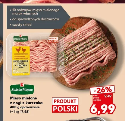 Mięso mielone z nogi z kurczaka Stoisko Mięsne promocja w Kaufland