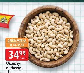 Orzechy nerkowca promocja w Leclerc