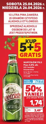Piwo pils promocja w Kaufland