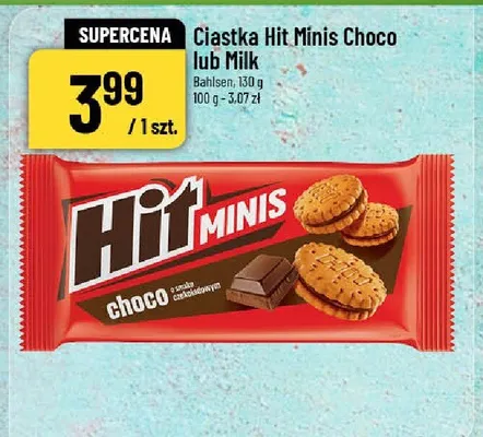Ciastka Hit Minis Choco lub Milk Bahlsen promocja w POLOmarket