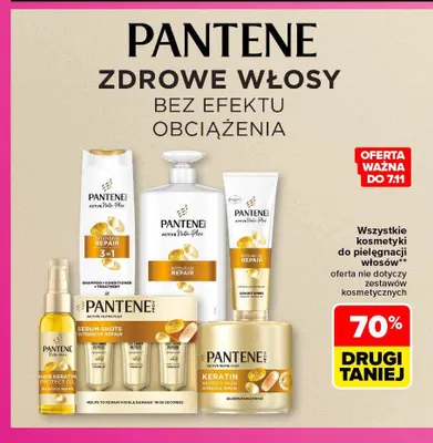 Olejek do włosów Pantene Keratin Protect Oil Intensive Repair promocja w Carrefour
