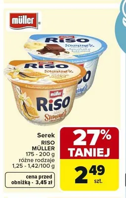 Serek Riso Müller promocja w Carrefour