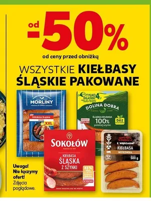 Kiełbasy śląskie pakowane promocja w Kaufland