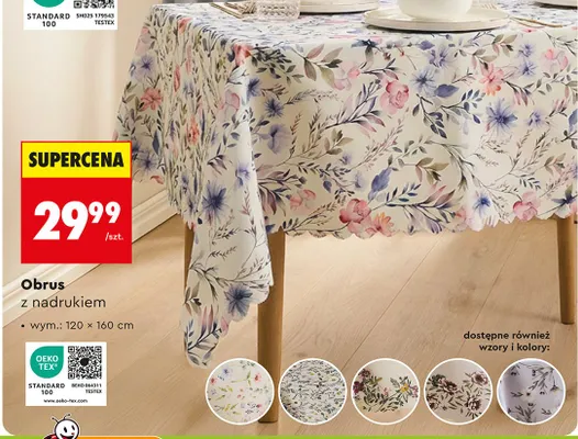 Obrus z nadrukiem promocja w Biedronka