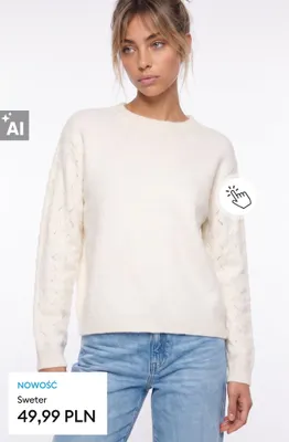 Sweter promocja w Sinsay