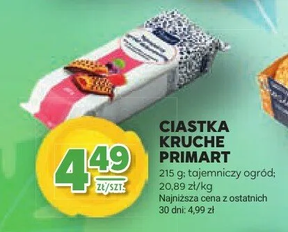 Ciastka kruche talerniczki ogród Primart promocja w Stokrotka