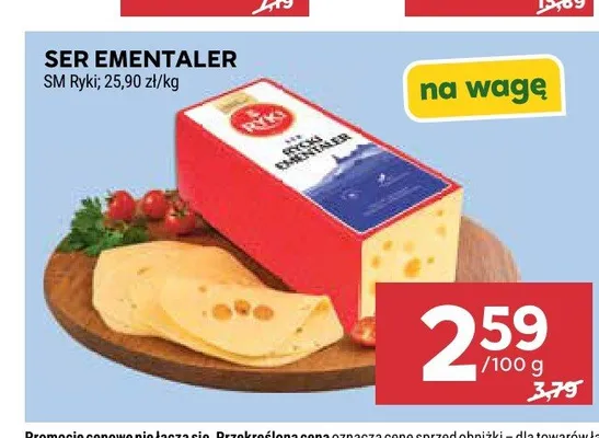 Ser Ementaler SM Ryki promocja w Stokrotka