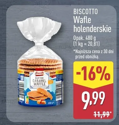 Wafle holenderskie Biscotto promocja