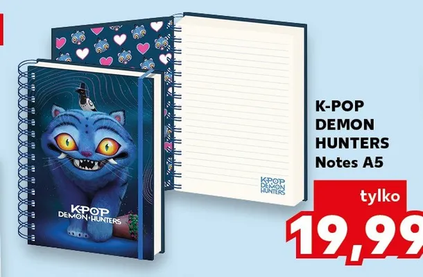 Notes A5 K-POP DEMON HUNTERS promocja w BACK TO SCHOOL